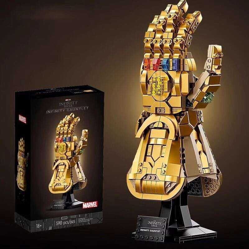 [LEGO] 76191 Găng tay vô cực Marvel Thanos Avengers, đồ chơi lắp ráp cho bé trai Tương thích với LEG