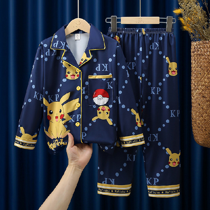Flash Sale Baby Clothes Children Long Sleeve Lapel Nightwear Hypoallergenic ONE PIECE Boy's or Girls