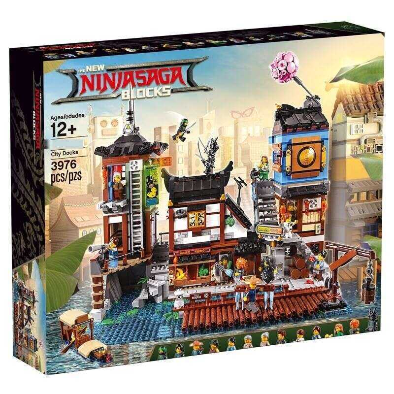 [LEGO] Nogo Ninjago Series Ninja Pier 70657 Đồ chơi lắp ráp khối xây dựng cho bé trai 10941 Tương th