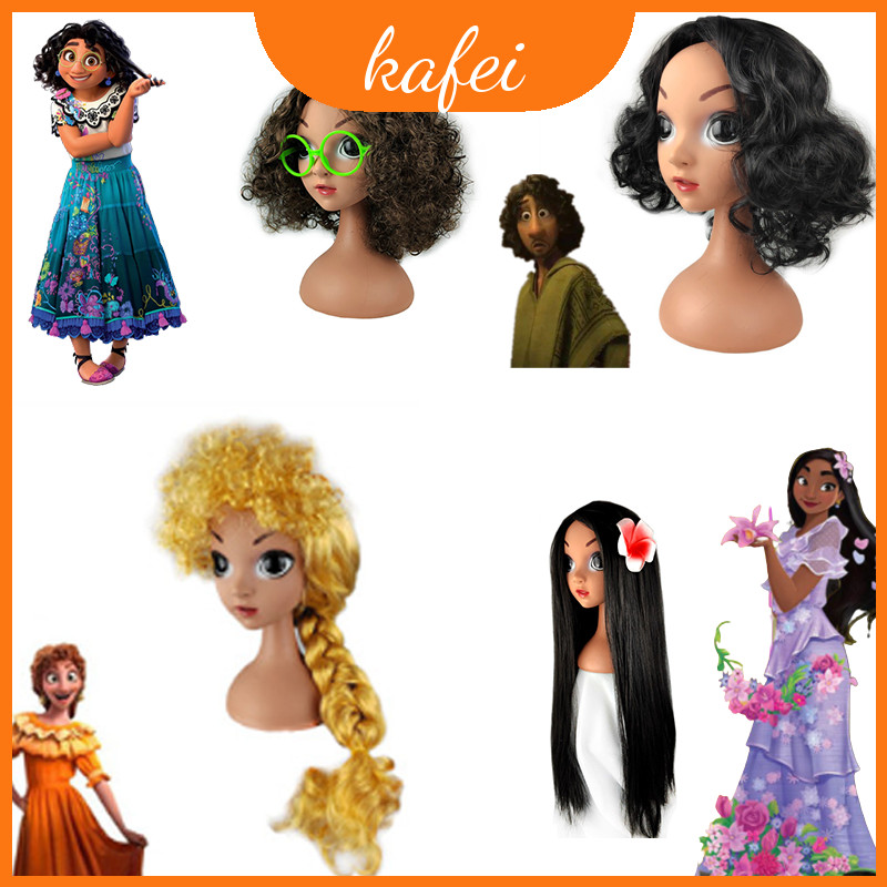 Như Cosplay Của Bạn Yêu Thích Nhân Vật Encanto Mirabel Isabella Bruno Và Pepa Tóc Giả Dress Up
