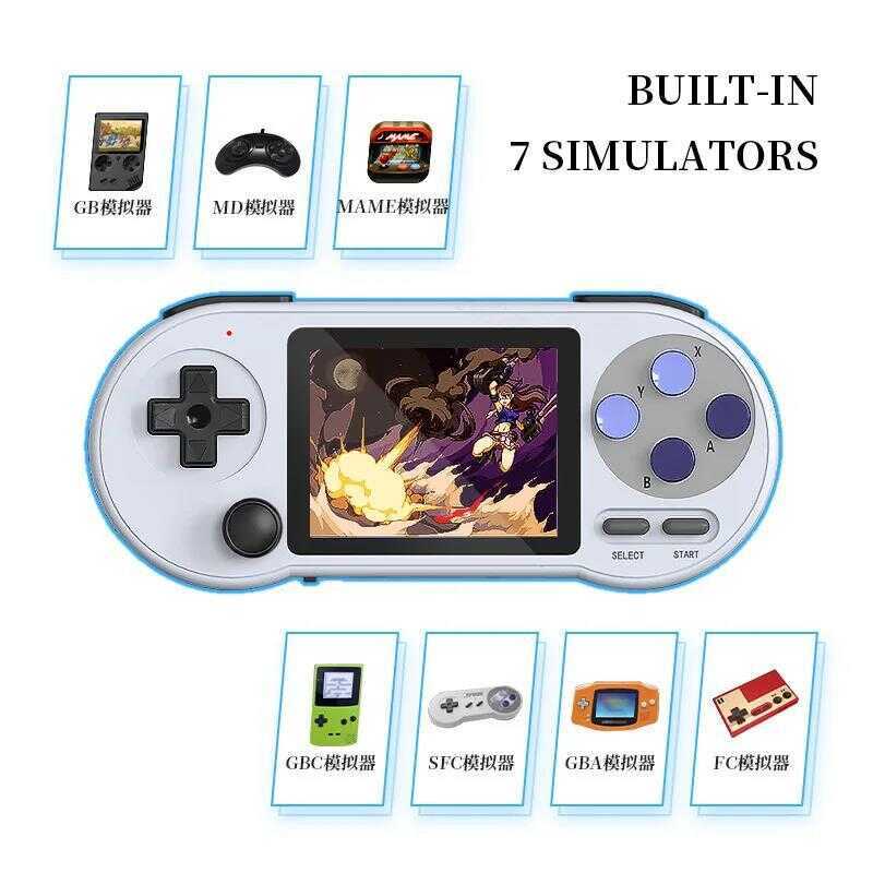 Máy Chơi Game Cầm Tay SF2000 Cổ Điển Retro GBA Arcade Di Động Đôi Mini Cầm Tay SF3000