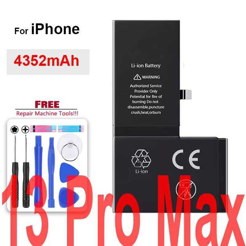 Pin Điện Thoại Di Động Cho Apple iPhone 13 Pro Max Ổn Định 4352mAh