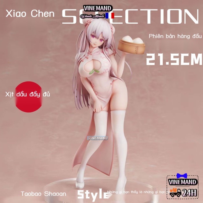 Peach Manjiang Peach Bun Girl [Phiên bản hàng đầu] Loạt phim hoạt hình GK Hình Mẫu Trang trí Quà tặ