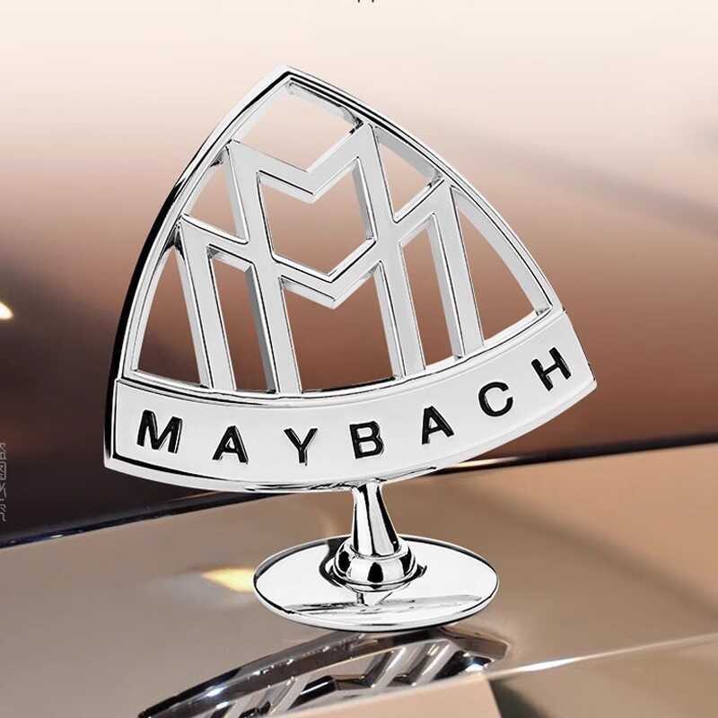 Thích Hợp Cho Xe Mercedes-Benz McBach Logo S480 S450 Logo GLS480 GLS600 Động Cơ Hood Đứng Logo
