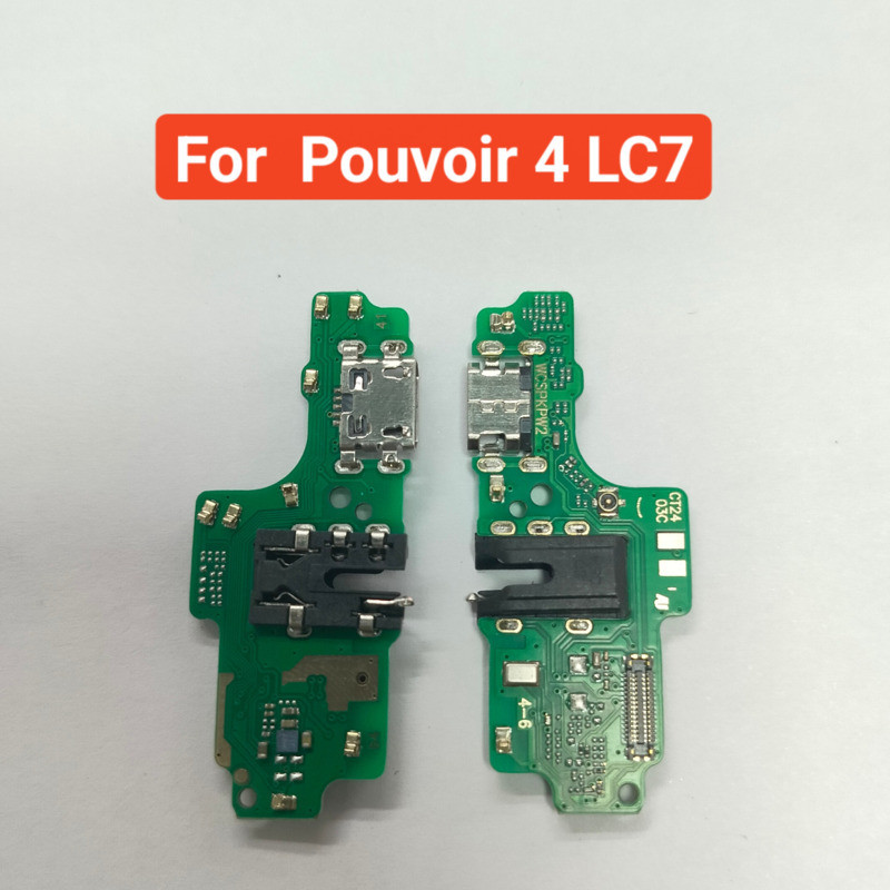 Bảng Sạc Cho Tecno Pouvoir 4 LC7 USB Bảng Sạc Dock Cổng Flex Cáp Sửa Chữa Phần