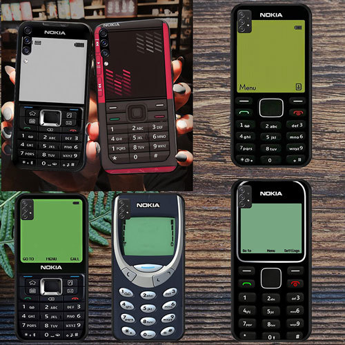 Ốp điện thoại Nokia màu đen mềm cho Samsung Galaxy A02 M02 A03S A10 A10S A20 A30 A20S A40S A70 A26 A