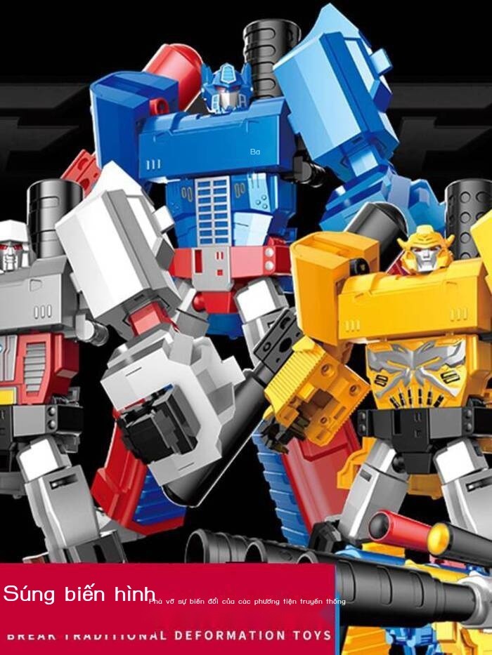 [ Giá SIÊU RẺ ] Đồ chơi biến hợp kim Bumblebee Optimus G1 mô robot King Kong hình súng thật cho trẻ