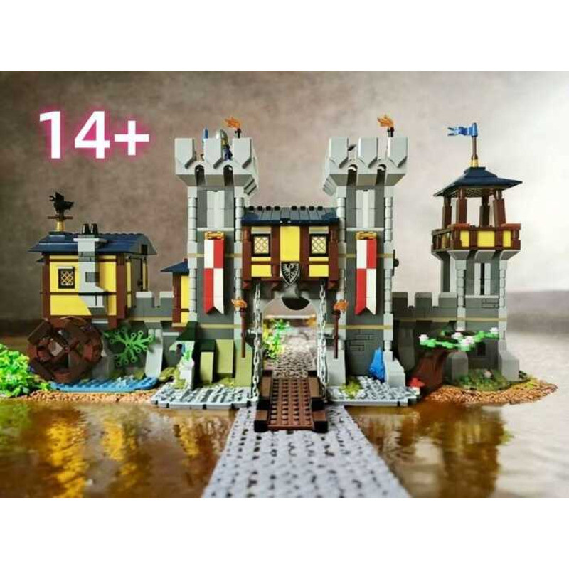 [LEGO] Bộ Khối Xây Dựng Kiến ​​trúc Lâu Đài Thời Trung Cổ 1426 Chiếc Trang Trí Nhà Cửa Unisex Quà Tặ