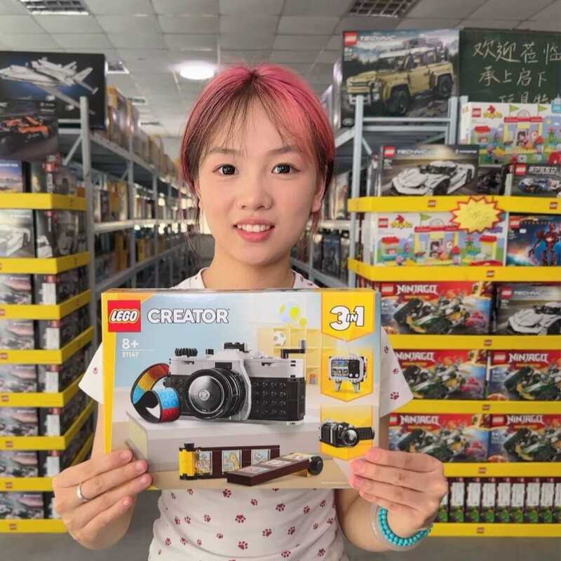 LEGO 31147 Đồ chơi máy ảnh cổ điển sáng tạo 3 trong 1 với ba cách lắp ráp