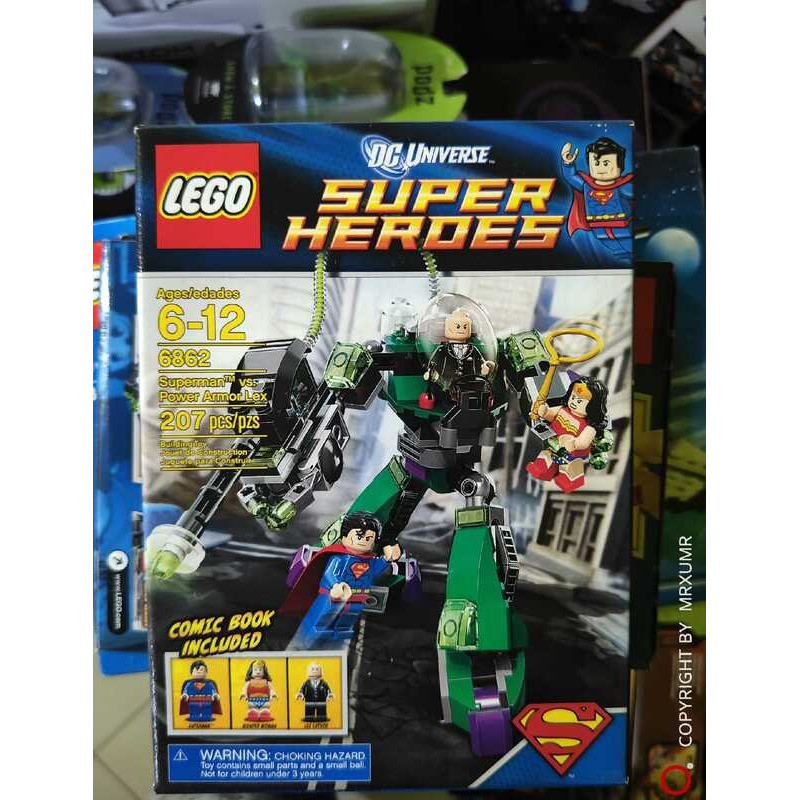 LEGO 6862 Dòng Siêu Anh Hùng DC Superman Wonder Woman Luthor