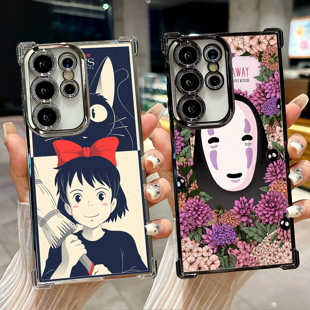 Spirited Away Studio Ghibli Anime Silicon Mềm Dành Cho Samsung S26 Ultra A57 A37 S25 FE S24 Plus S23