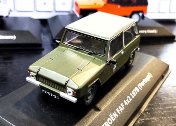 IXO 1 / 43 CITROEN FAF 4x2 1978 Mô hình hợp kim Jeep địa hình CITROEN Bồ Đào Nha