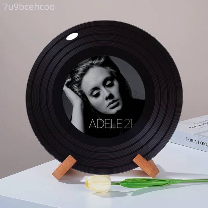 [HOT 2026] Đồ đĩa than cao cấp có thể tùy chỉnh Adele, giá để tạp chí, vật trang trí mềm mại, quà s