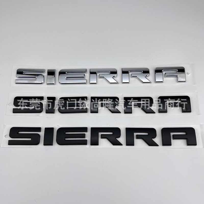 Thích hợp cho GMC SIERRA Nhãn dán xe hơi sierra Kích thước lớn Nhãn thân sau GMC Nhãn xe hơi Nhãn ng