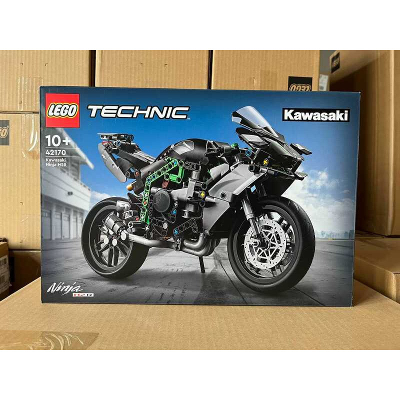 Bộ lắp ráp LEGO Technic Series 42170 mô hình xe máy Kawasaki H2R, đồ chơi giáo dục cho trai và bé gá