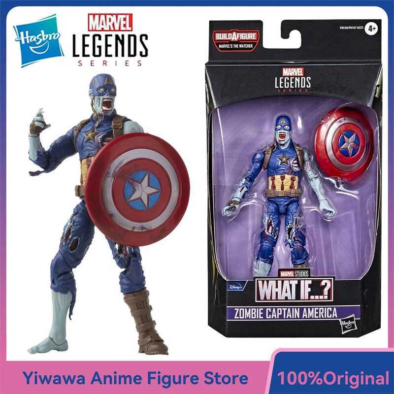 Hasbro Marvel Legends Series Zombie Captain America (What If...?)Mô hình đồ chơi trang trí nhân vật 