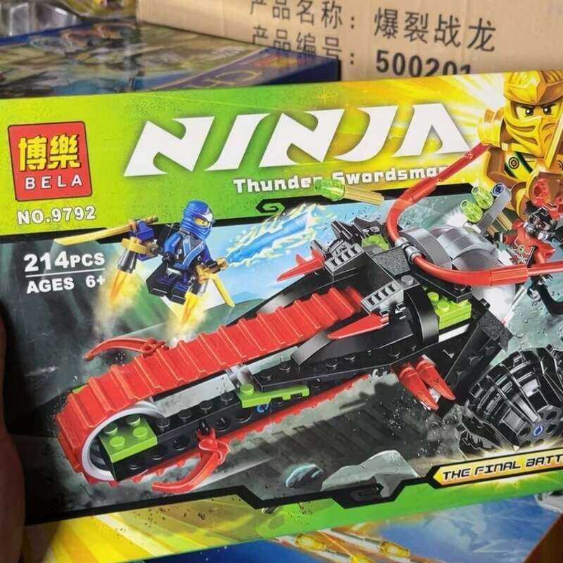 [LEGO] 70501 Samurai X vs. Sawtooth Motorcycle Ninjago Mecha Building Blocks Đồ chơi quà tặng Tương 