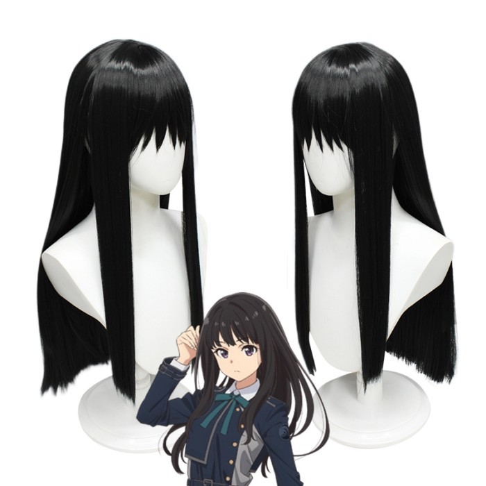 D Lycoris Recoil Lycoris Recoil Tóc Ngắn Lên Takina cos Tóc Giả Anime Dài Thẳng Tóc