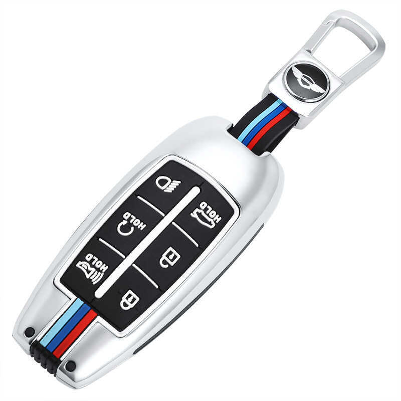 Chuyên Dụng Genesis Genesis Chìa Khóa G70 / G80 / GV80 / GV70 Gói Hợp Kim Nhôm Khóa Vỏ Nữ