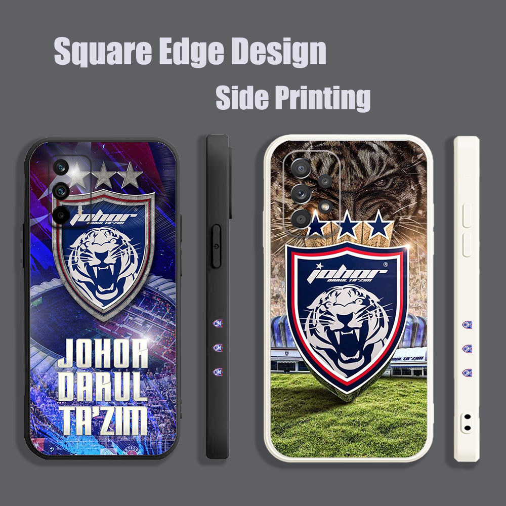 Ốp Lưng Cho OPPO A71 F9 Pro Reno6 Z Reno5 A94 A8 A31 2020 A1K A7X Johor Jdt Blue Logo ZDK21 Ốp Điện 