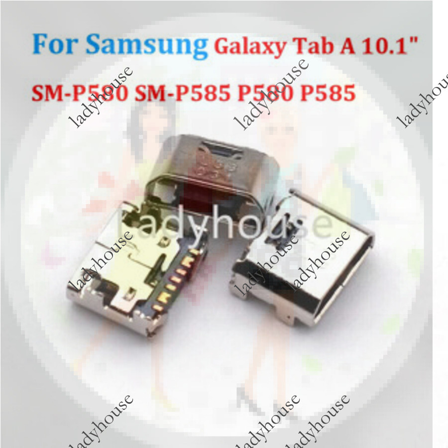 5-50 Chiếc Micro USB Sạc Ổ Cắm Pin Cổng Kết Nối Cho Samsung Galaxy Tab A 10.1 "SM-P580 SM-P585 P580 