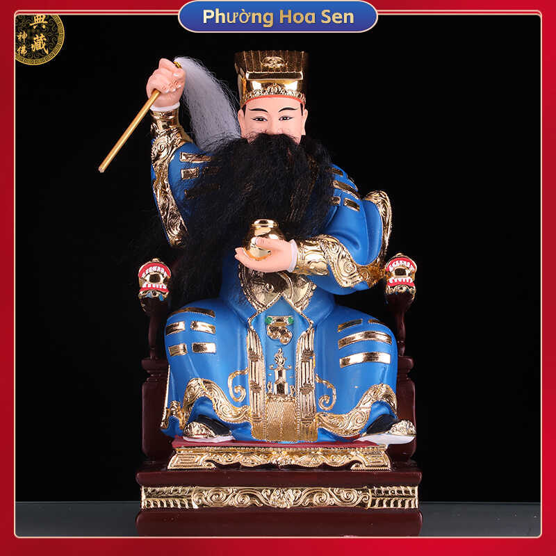 Sơn giống Tam Mao Chân Quân nhựa vẽ đạo mao sơn phái tổ sư gia tượng bày biện Tượng Đạo Phật giáo -B