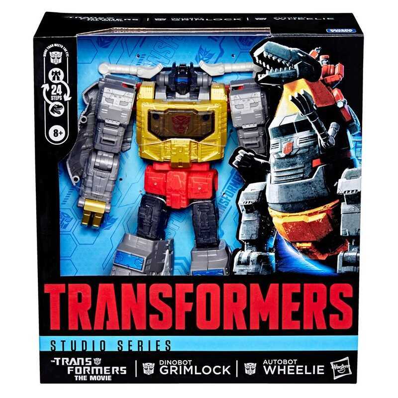 Hasbro Transformers Studio Series SS86 Dinobot Grimlock & Autobot Wheelie 21.5cm Mô Hình Nhân Vật Hà