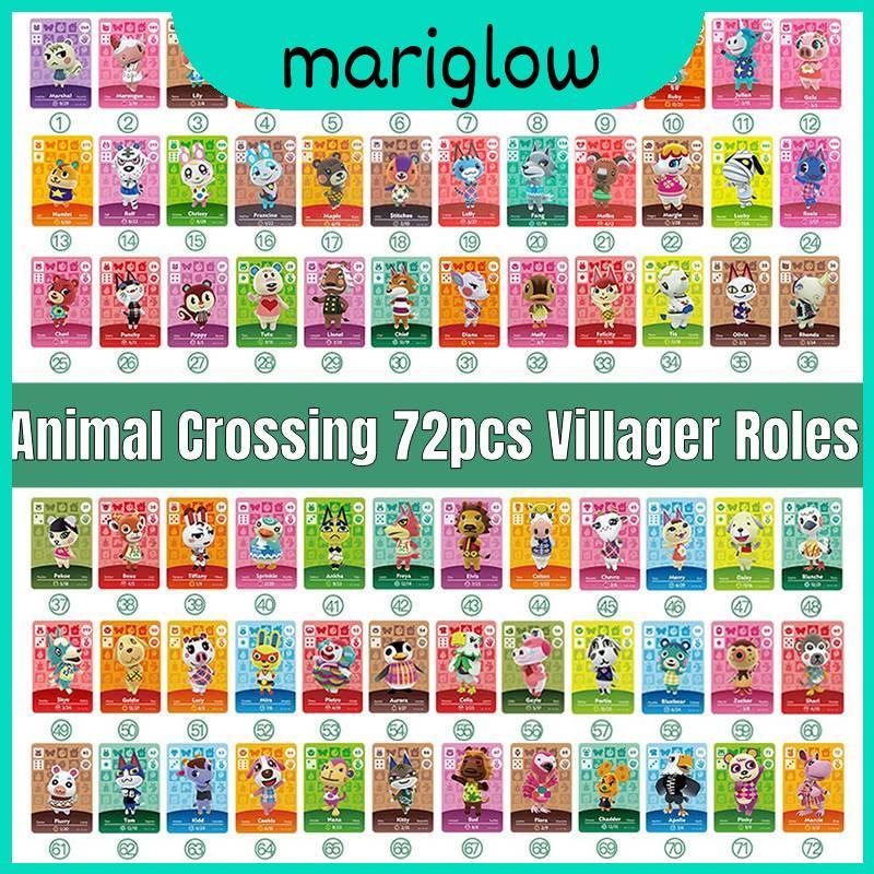 Thẻ Mini Amiibo Animal Crossing bền bỉ cho gói máy chơi Game Switch