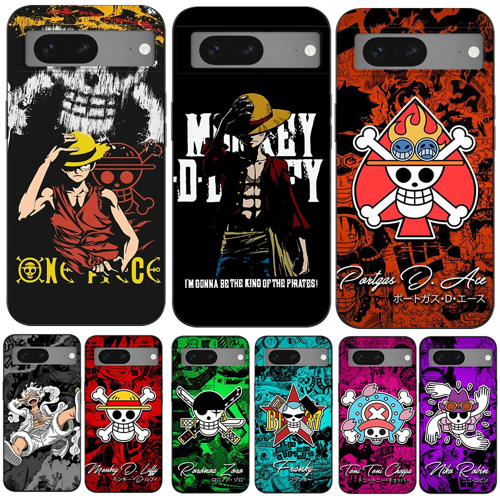 Dành Cho Google Pixel 7 Dành Cho Google Pixel 7 Pro Soft Case Màu Đen tpu Case luffy Cướp Biển Khỉ