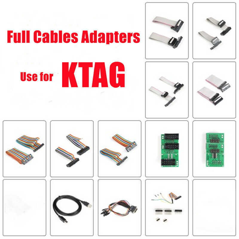 Bộ điều hợp KTAG Bộ đầy đủ KTAG Toàn bộ Bộ dây Không có máy chủ Phát hành có sẵn