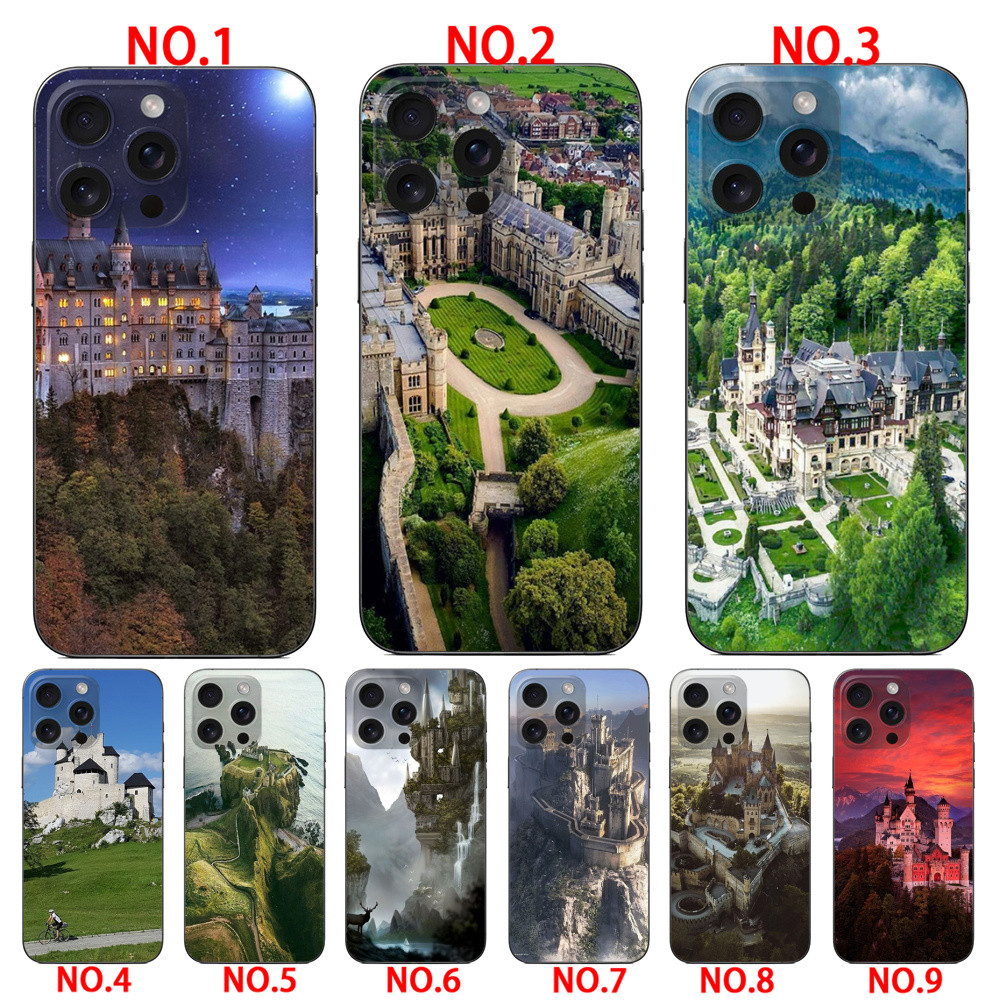 Ốp điện thoại mềm TPU phong cảnh lâu đài cũ cho Xiaomi 11 11 Lite MI POCO X7 pro POCO X3 X3 pro X3 N
