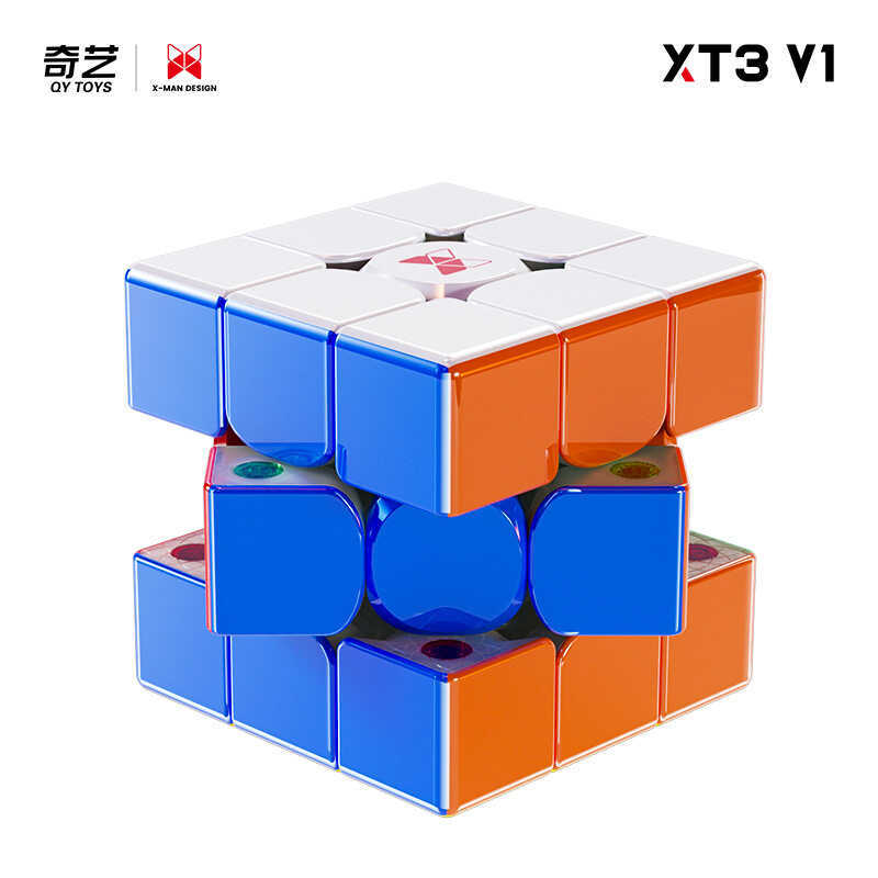 Hàng sẵn có Qiyi XT3 V1 Từ Levitation Rubik 's Cube XMD Từ Rubik 's Cube Smooth Competition Chuyên d