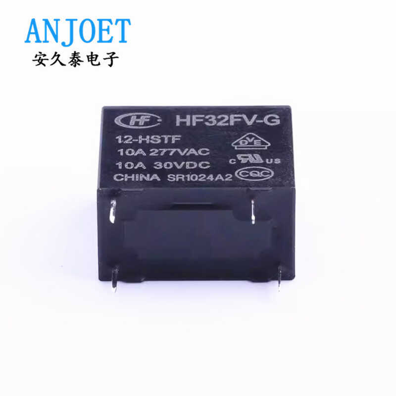 Rơ Le Nguồn Chính Hãng HF32FV-G-5 12 24-HSTF Một Bộ Thường Mở 4 Chân 10A DC5V 24V