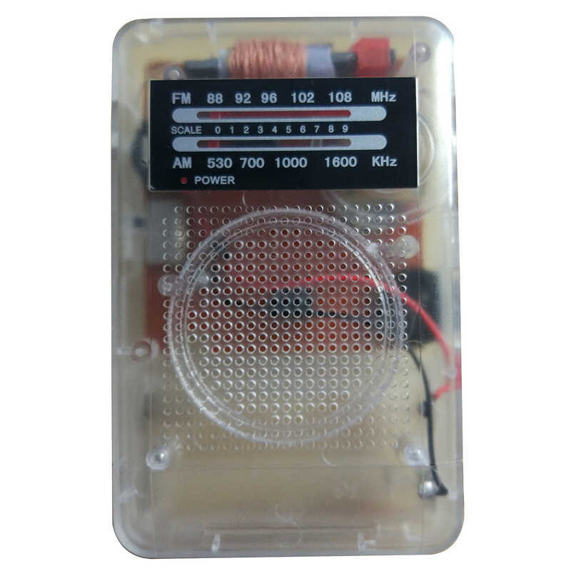 Trong Suốt Mini Di Động AM / FM RADIO Cho Châu Âu Mỹ Nhà Tù POCKET FM RADIO Ngoại Thương Xuất Khẩu