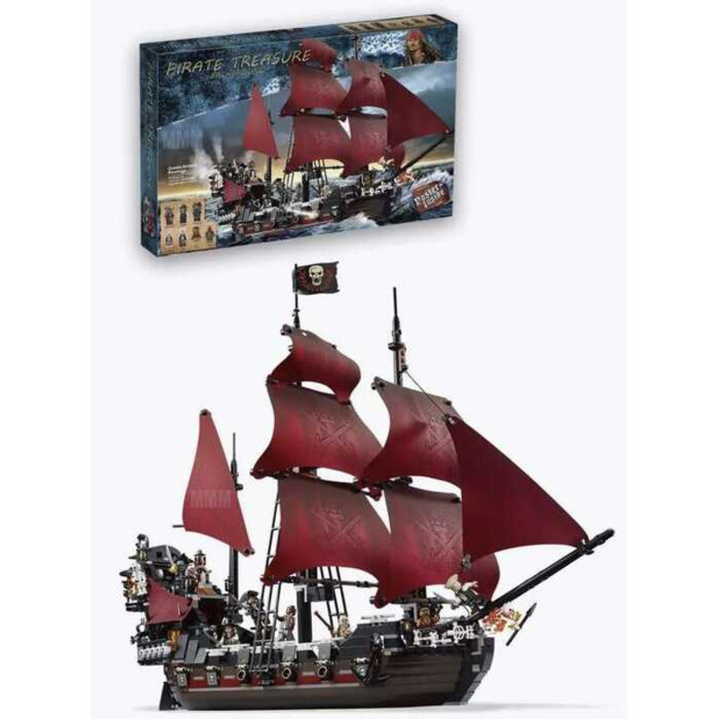 [LEGO] Bộ lắp ráp Queen Anne's Revenge, tàu hải tặc, tương thích với 4195