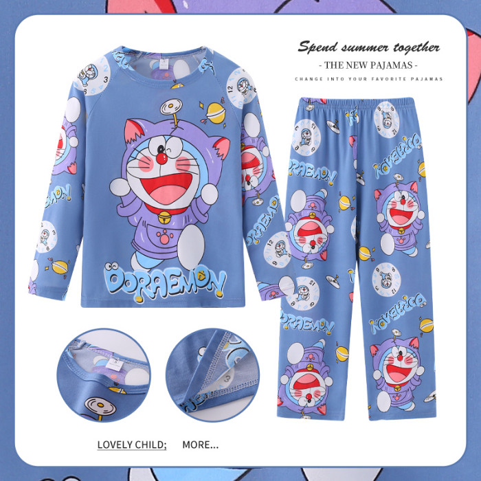 Girly Style Casual Wear Sleepwear Round Neck for Older Kids
