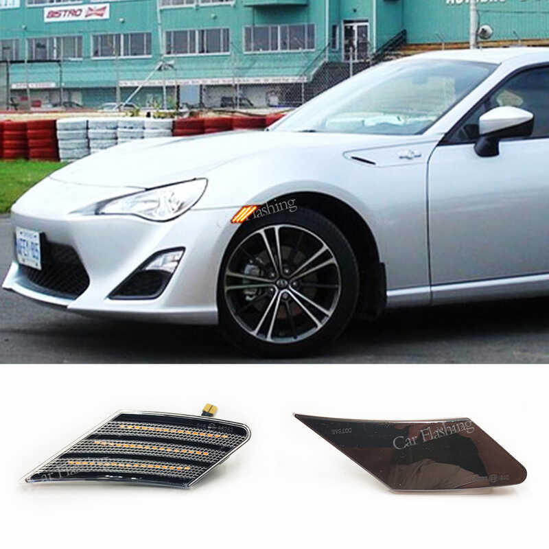 Thích hợp cho Subaru BRZ Toyota FT86 GT86 Chạy Nước Trước Bên Góc Ánh Sáng Fender Đèn Bật Tín Hiệu