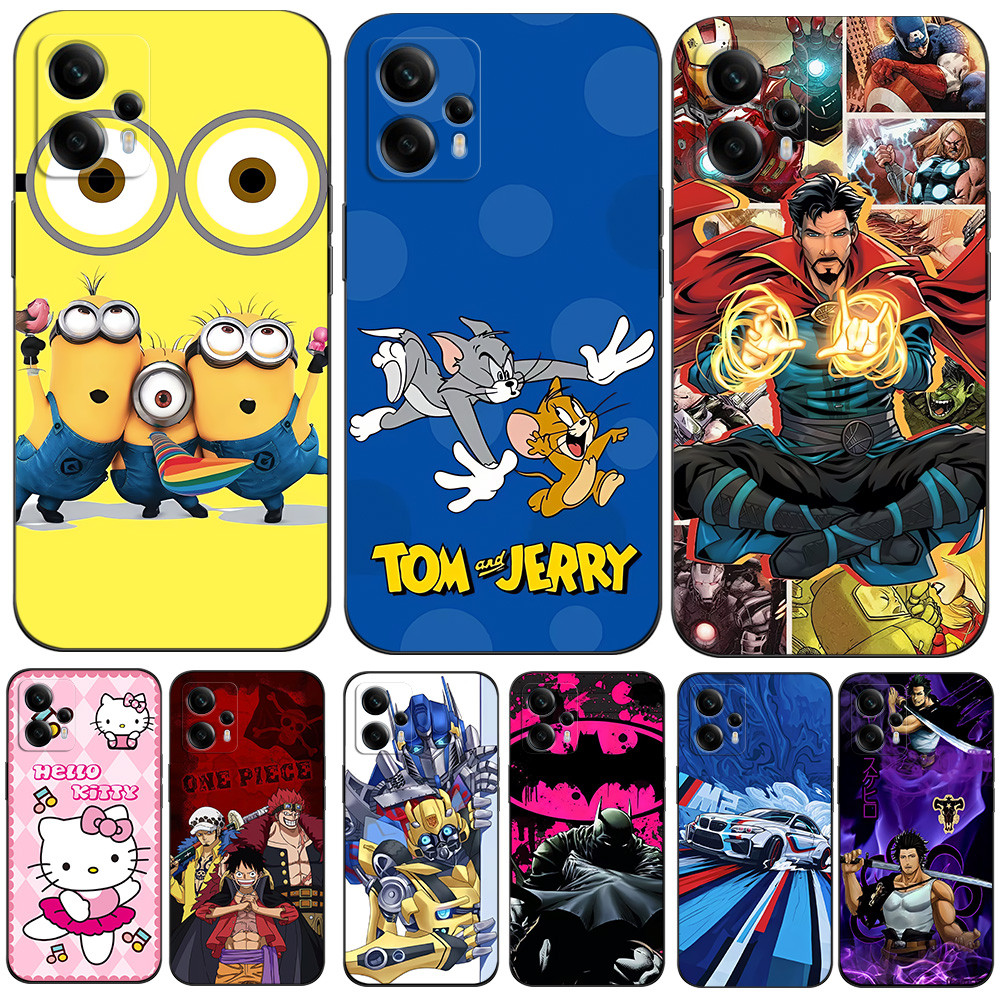 Ốp Lưng Cho Motorola G13 G23 MOTO Ốp Lưng Silicon Mềm Vỏ Điện Thoại Ngộ nghĩnh Minions Dễ Thương Tom