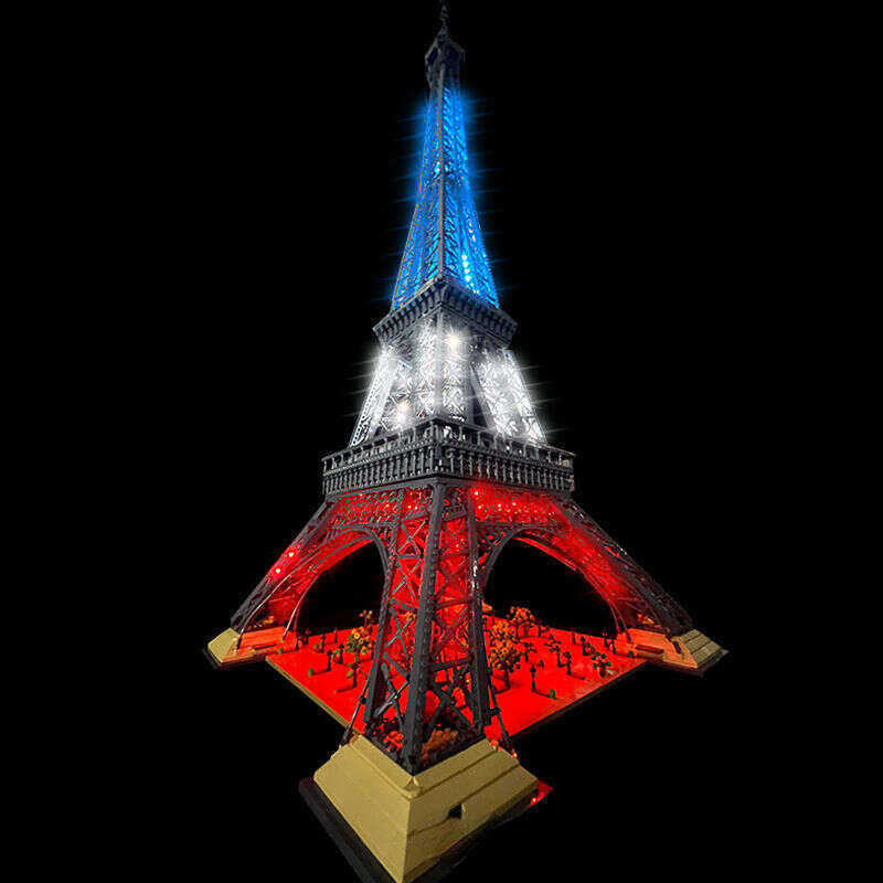 [LEGO] Đèn LED Cho LEGO Tháp Eiffel 10307 Paris, Bộ Tăng Cường Hình Kiến Trúc Nổi Tiếng, KHÔNG Bao G