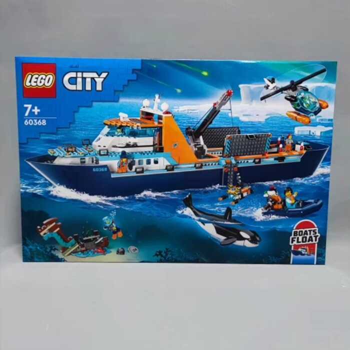 LEGO 60368 Bộ Xếp Hình Tàu Khổng Lồ Thành Phố Quà Tặng Bắc