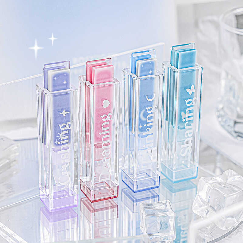 RosyPosy Soft Set Creative Lip Glaze Index Sticker Gradient Blush N Times Marking Sticker Leave Mess