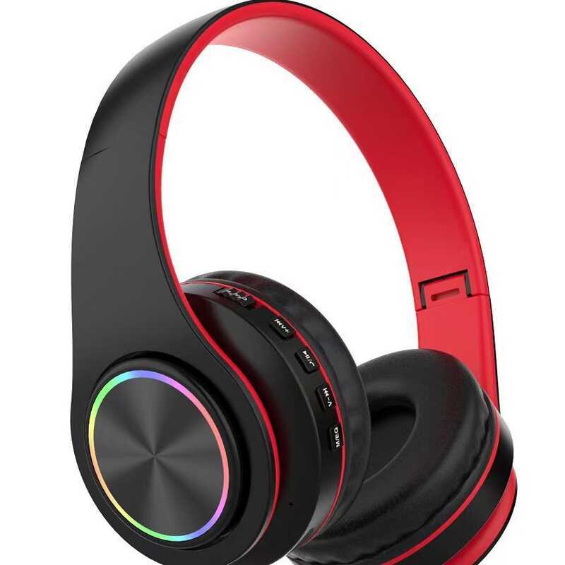 Tai nghe Bluetooth Tai nghe B39 Tai nghe Bluetooth UV Dạ quang Âm thanh nổi Tai nghe thể thao đầy mà