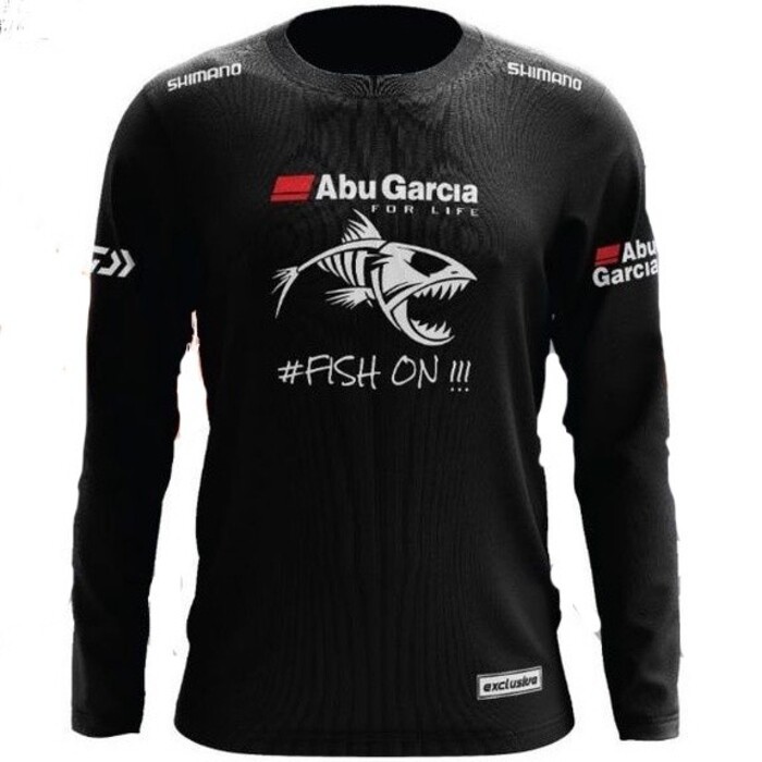 ABU GARCIA CÁ ABU GARCIA TRÊN Áo thun sợi nhỏ câu cá thăng hoa 3 áo thun ngắn tay mùa hè