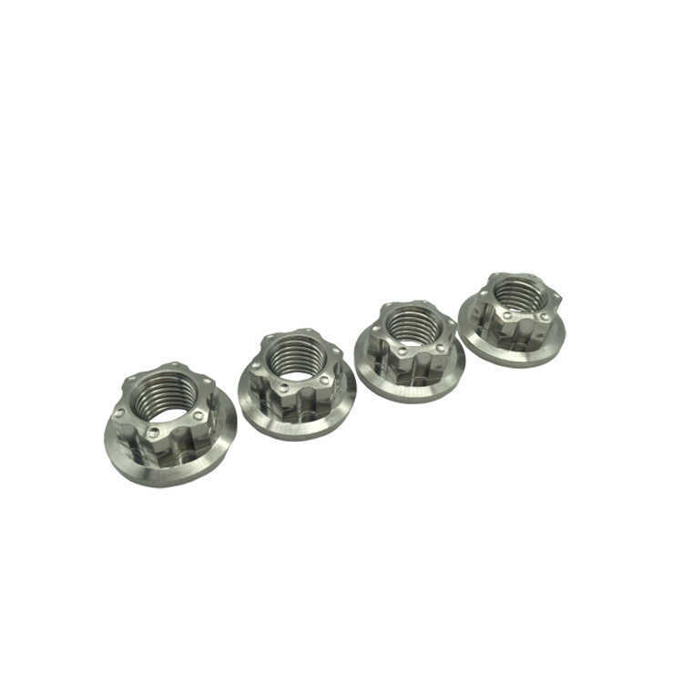 Đai ốc hợp kim titan Gr5 TC4 M8 M10 M12 M14 Hàng có sẵn cho xe máy