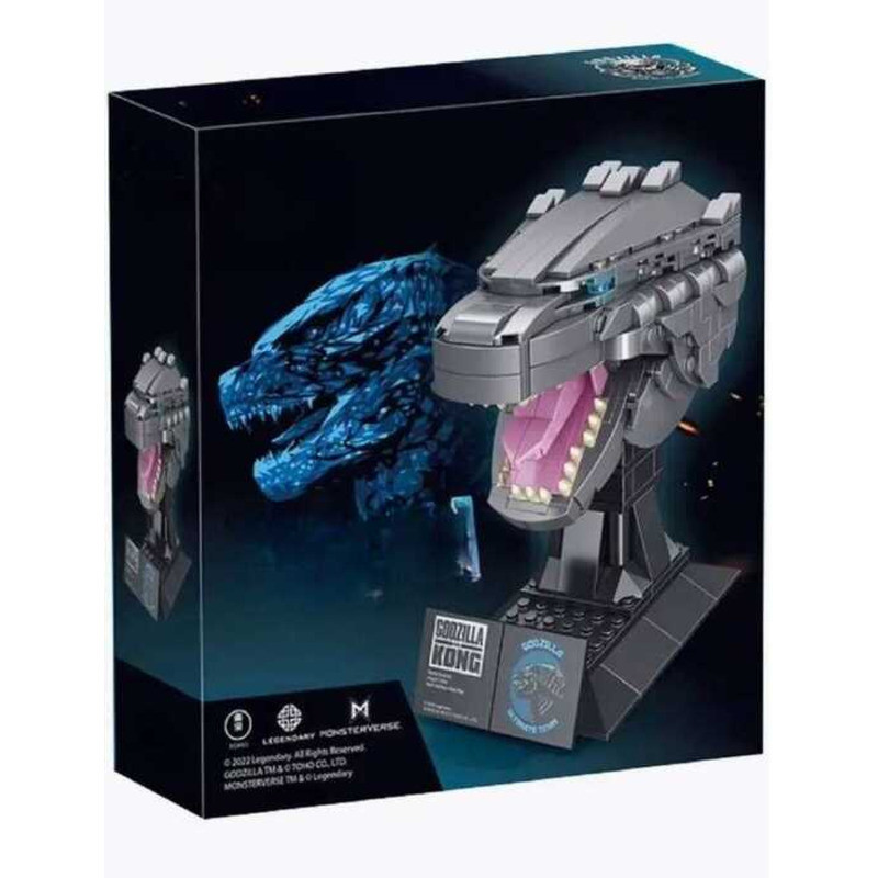 [LEGO] Bộ lắp ráp đầu Godzilla, tương thích với Lego