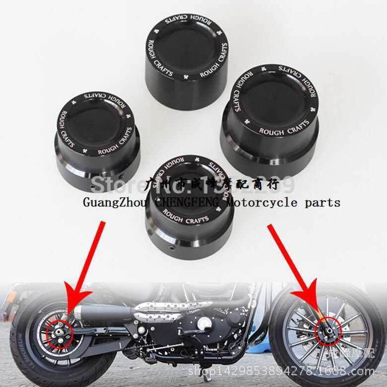 Phụ Kiện Sửa Đổi Xe Máy HaLei Sửa Đổi Phụ Kiện HaLei Sửa Đổi CNC Nhôm Tiếng Anh Phía Trước Trục Sau 