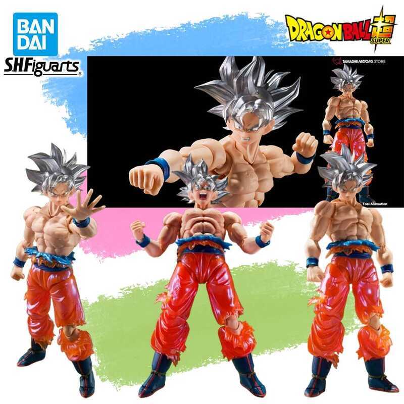 BANDAI SHFiguarts Dragon Ball Limits Super Surpassed Ultra Instinct Son Goku Figure Mô hình hành độn