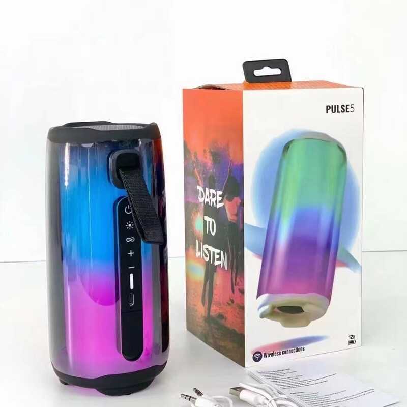 Thích hợp cho Pulse 5 PULSE5 Loa Bluetooth không dây đầy màu sắc phát sáng đầy màu sắc