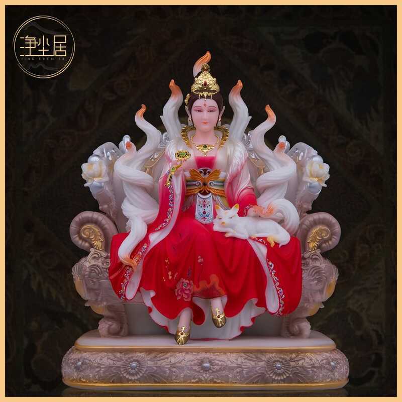Vĩ thần tượng Hán Bạch Ngọc Cửu cô nương giống như bạch thanh khâu cửu vĩ linh hồ gia đình công nghệ