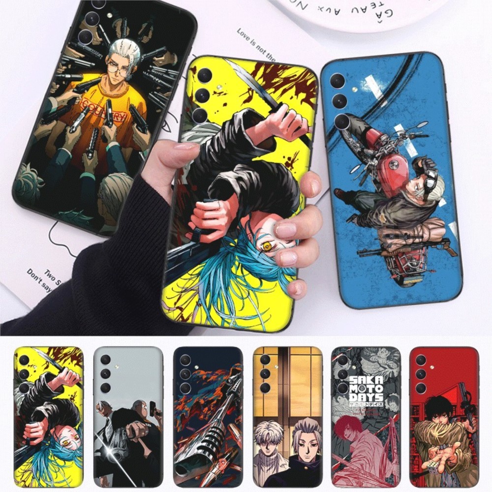 Sakamoto Days Anime Cho Samsung A54 5G A55 A60 A70 A71 A72 A73 F62 Ốp Điện Thoại TPU Mềm Bảo Vệ